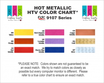 Hot Metallic HTV (9107 Series)