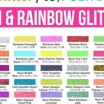 GlitterFlex Ultra (Rainbows, Neons, Holos, Neon Opaques)